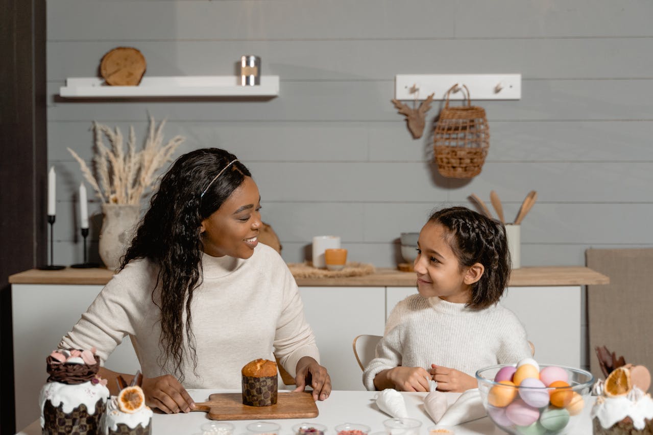 Easter - Mother and Daughter
